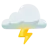 Felhő villám