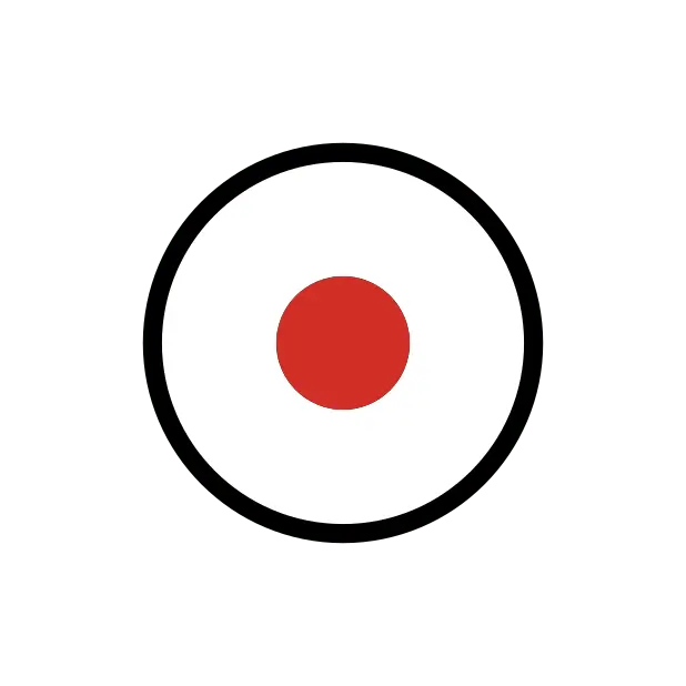 記録用の黒い丸