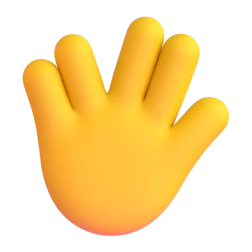 🖖 - Vulcan Salute Emoji meaning, copy and paste emoticon - ( ‿ ) SYMBL