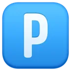 Negatív négyzet latin nagybetű p