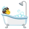 Emoji Fürdőkád 🛀 image - Google Noto Color style