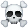 Czaszka i Piszczele Emoji ☠ image - Samsung style