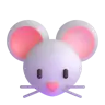 माउस का चेहरा Emoji 🐭 image - Microsoft 3D Fluent style