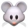 माउस का चेहरा Emoji 🐭 image - Apple style