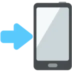 Mobile Phone With Arrow