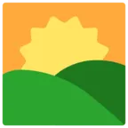 Sunrise Over Mountains