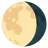 Csökkenő gibbous hold szimbólum