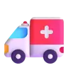 Эмодзи Скорая помощь 🚑 image - Microsoft 3D Fluent style