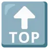 Yukarı Ok ile Üstte Emoji 🔝 image - Google Noto Color style