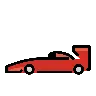 Emoji Versenyautó 🏎 image - OpenMoji style