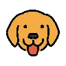 कुत्ते जैसा मुंह Emoji 🐶 image - OpenMoji style