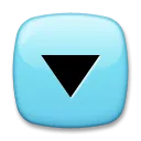 Lefelé mutató kis piros háromszög