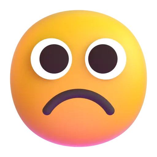 ☹ - Frowning Face Emoji meaning, copy and paste emoticon - ( ‿ ) SYMBL
