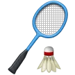 बैडमिंटन रैकेट और शटलकॉक