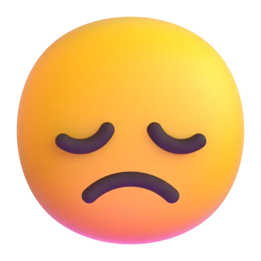 실망한 얼굴
