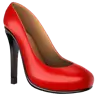 Emoji Magas sarkú cipő 👠 image - Apple style