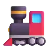 Emoji Gőzmozdony 🚂 image - Microsoft 3D Fluent style