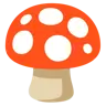 Seta Emoji 🍄 image - Google Noto Color style