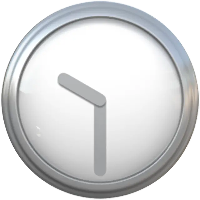 時計の文字盤10時半