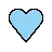 Coração azul