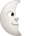 Az utolsó negyedév hold arcával