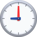 시계 얼굴 9 개의 Oclock