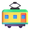 Emoji Vasúti kocsi 🚃 image - Microsoft 3D Fluent style