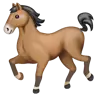 うま Emoji 🐎 image - WhatsApp style
