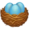 Emoji Fészek Tojásokkal 🪺 image - WhatsApp style