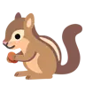 चीपमक Emoji 🐿 image - Google Noto Color style