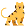 Tigre Emoji 🐅 image - Tossface style