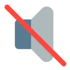 Muted Speaker
