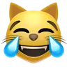 Emoji Macska arcát könny öröm 😹 image - Apple style