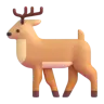 กวาง Emoji 🦌 image - Microsoft 3D Fluent style