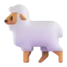 Emoji Juh 🐑 image - Microsoft 3D Fluent style