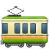 Emoji Vasúti kocsi 🚃 image - Apple style