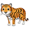 Tigre Emoji 🐅 image - WhatsApp style