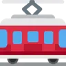 Tram Car Emoji 🚋 image - Twitter / X (Twemoji) style