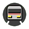 Emoji Metró 🚇 image - OpenMoji style