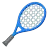 Raquete de tênis e bola