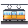 Tram Car Emoji 🚋 image - Samsung style