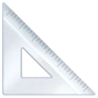 Háromszög vonalzó