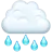 Felhő esővel