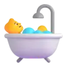 Emoji Fürdőkád 🛀 image - Microsoft 3D Fluent style