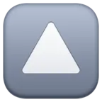 Felfelé mutató kis piros háromszög