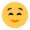 Emoji Fehér mosolygó arc ☺ image - Tossface style