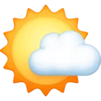 Fehér nap, kis felhő