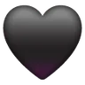 Emoji Fekete szív 🖤 image - Samsung style