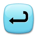 Balra nyíl a horoggal