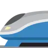 Emoji Gyorsvonat 🚄 image - Twitter / X (Twemoji) style